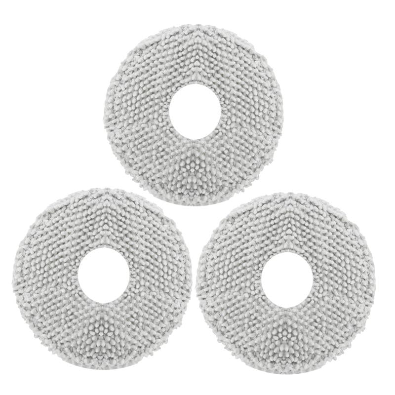 3pcs Mop Pad For Ecovacs Deebot T50 PRO / T50 PRO OMNI / T50 MAX PRO OMNI / T50 OMNI Replacement Parts(Gray)