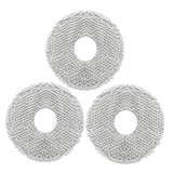 3pcs Mop Pad For Ecovacs Deebot T50 PRO / T50 PRO OMNI / T50 MAX PRO OMNI / T50 OMNI Replacement Parts(Gray)