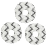 3pcs Mop Pad For Ecovacs Deebot T50 PRO / T50 PRO OMNI / T50 MAX PRO OMNI / T50 OMNI Replacement Parts(Striped)