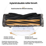 2pcs /Pack Side Brush For Dreame X40 Enhanced Edition Robot Vacuum Replacement Parts