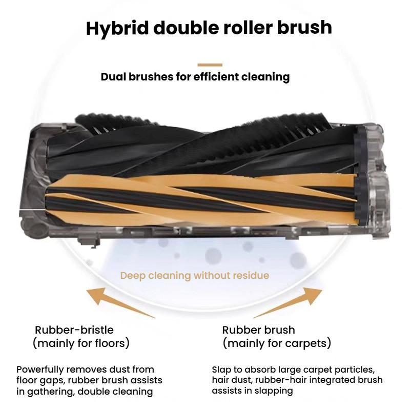 2pcs /Pack Side Brush For Dreame X40 Enhanced Edition Robot Vacuum Replacement Parts