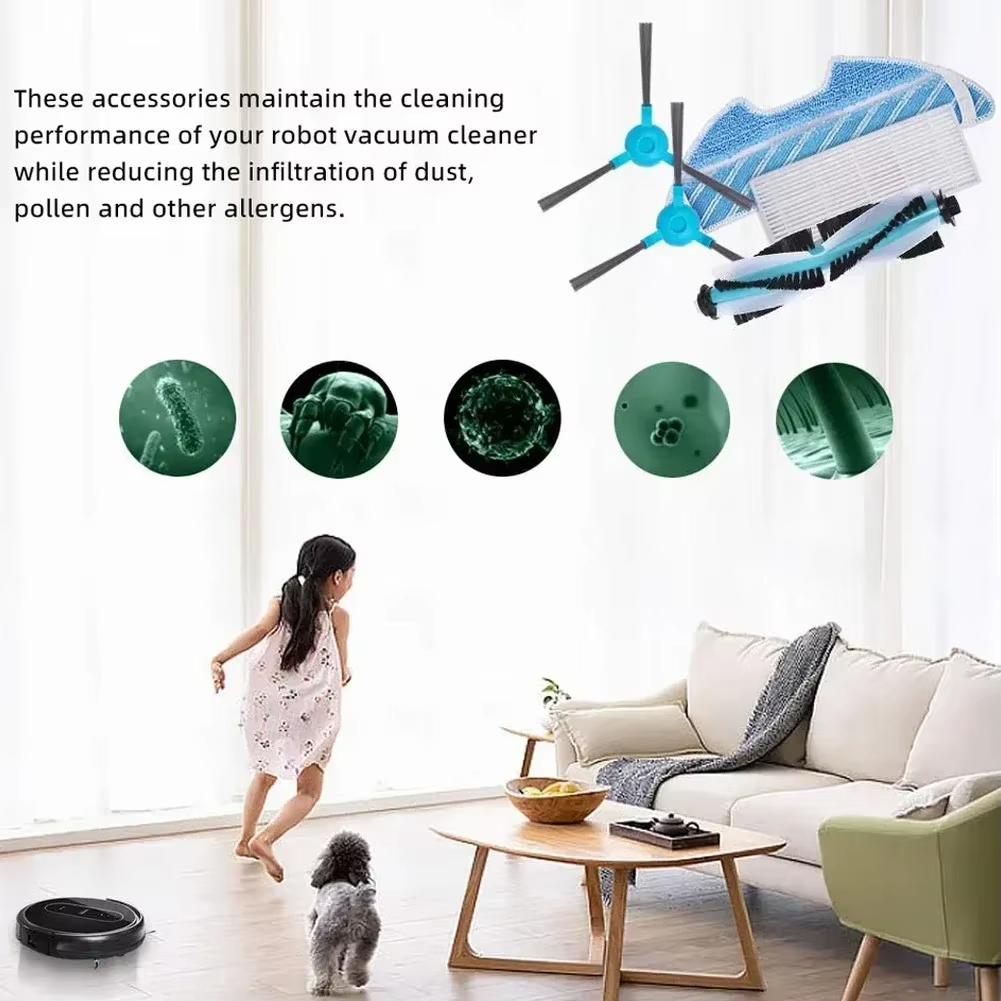 2pcs Mop Pad For Conga 1290/1390 Robot Vacuum Replacement Parts