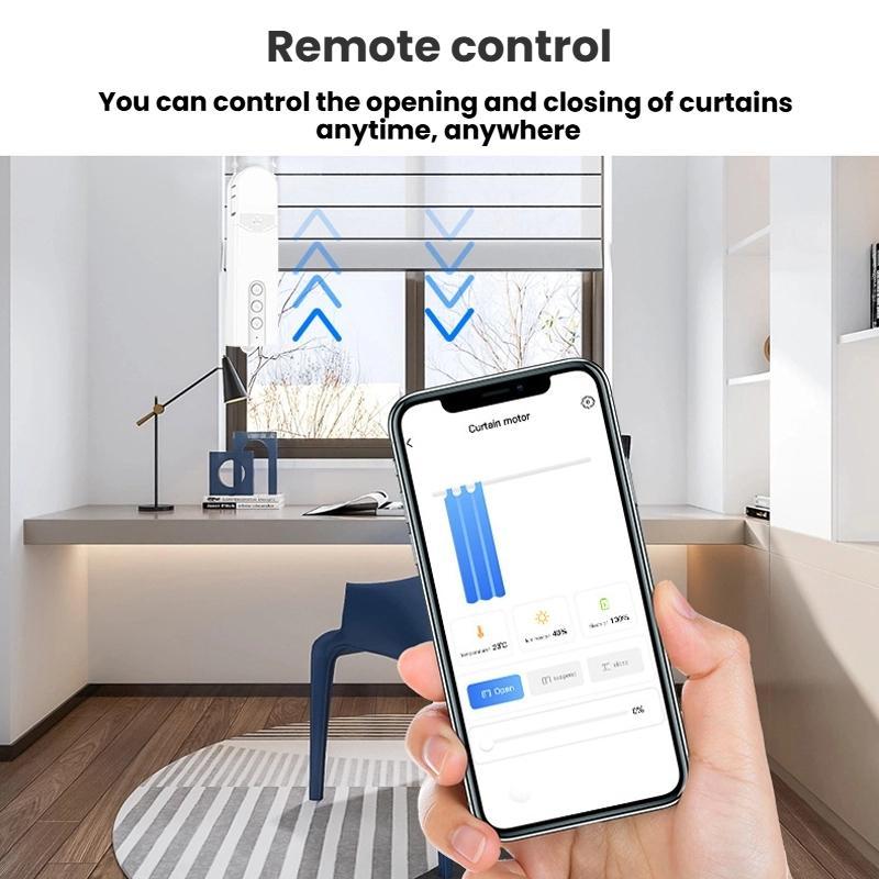 Remote Control Smart Motor Automatic Curtain Pull Cord, Specification: External WiFi Motor