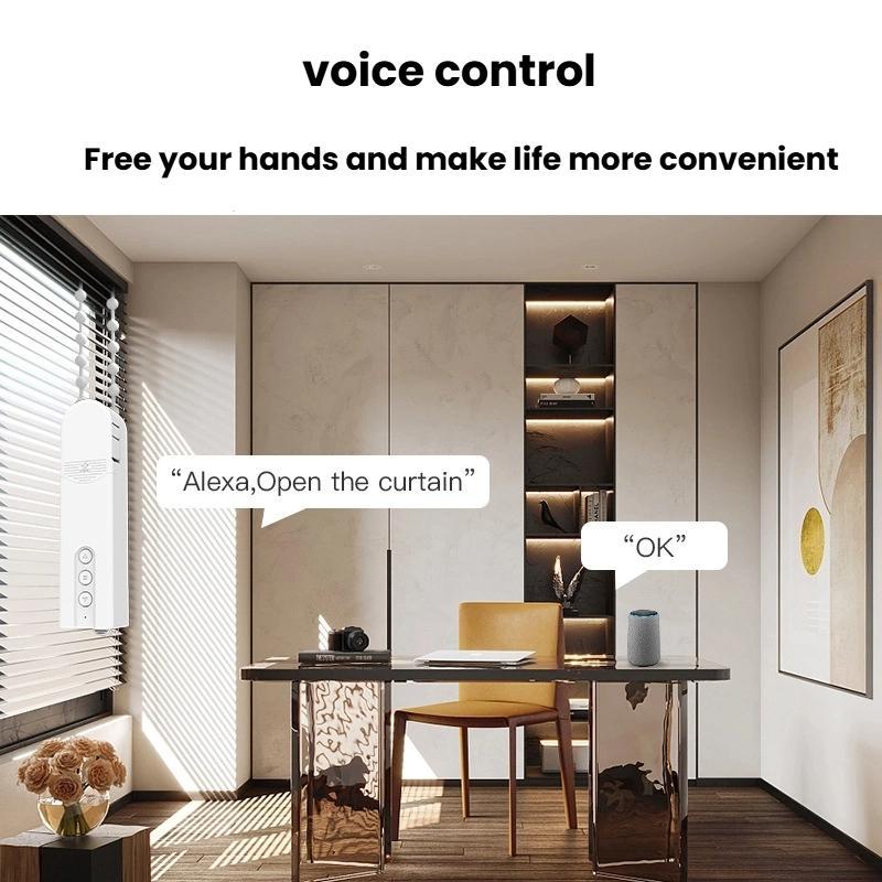 Remote Control Smart Motor Automatic Curtain Pull Cord, Specification: Built-in WiFi Motor