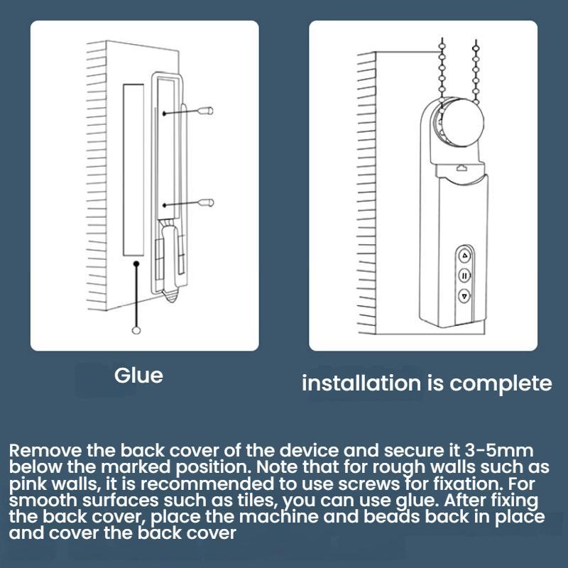 Remote Control Smart Motor Automatic Curtain Pull Cord, Specification: Bluetooth Motor