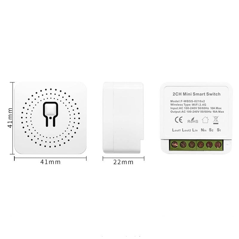 FS-02Z 1CH ZigBee16A Smart Switch Voice Timer Switch For Amazon Alexa / Google Assistant
