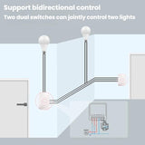 FS-03Z5 3CH ZigBee 10A Smart Switch Voice Timer Switch For Amazon Alexa / Google Assistant