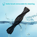 For Dreame Vacuum Wide-Spaced Electric Floor Brush Replacement Turbo Roller Brush Head(Black)