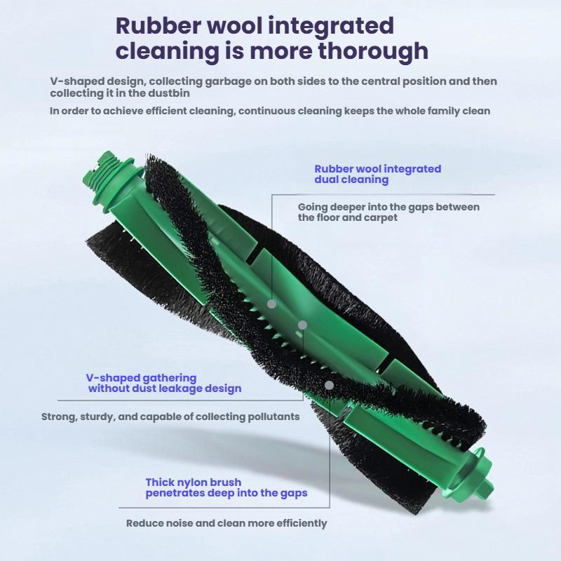 2pcs Side Brush For iRobot Roomba Combo Y0110/Q0120/Y0140/Q011 Robot Vacuum & Mop Replacement Parts