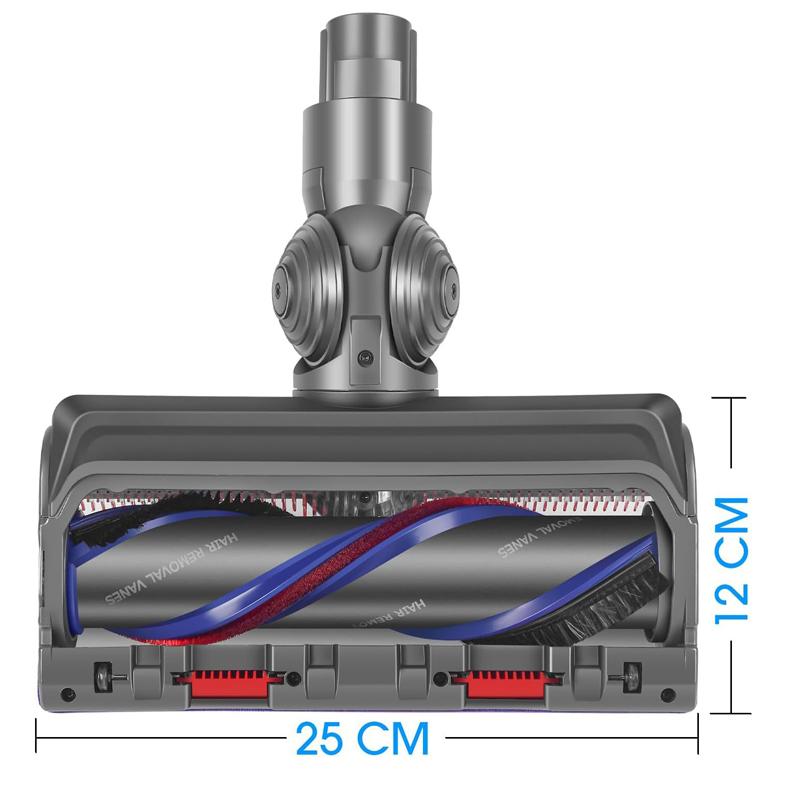 100W High-Torque Brush Head For Dyson V7/V8/V10/V11/V15 Vacuum Cleaner Adjustable Suction Power