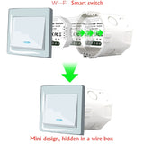 Concealed Wifi Smart Switch Dimmer Switch And Traditional Switch Dual Control Smart Switch