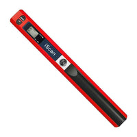 Portable Handheld A4 Documents Images HD Wireless Scanner Wand with LCD Display - Red