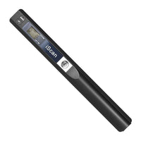 Portable Handheld A4 Documents Images HD Wireless Scanner Wand with LCD Display - Black