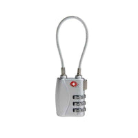 Resettable 3 Digit Combination Customs Password Padlock / TSA Lock TSA719 - Silver