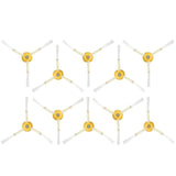 10PCS/Pack Side Brushes Replacement Accessories Kit Replenishment for iRobot Roomba 800 & 900 Series 805 860 861 864 866 870 880 890 891 894 960 961 964 966 980 Vacuum Cleaner