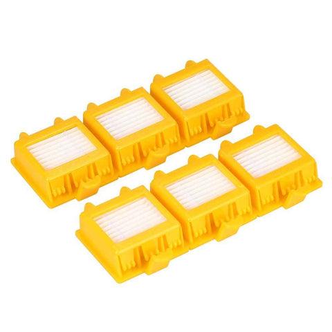 6 PCS for iRobot Roomba 700 / 760 / 770 / 772 / 774 / 775 / 776 / 780 / 790 Vacuum Cleaner HEPA Filters Replacement Accessories Kit Replenishment