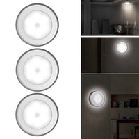 3Pcs/Set Ultra-bright Magnetic Motion Sensor LED Night Light Self-adhesive Kitchen Living Room Light Lamp