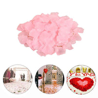 Silk Rose Petals for Wedding Decor, 1000 Pcs – Pink