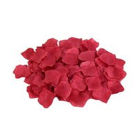 Silk Rose Petals for Wedding Decor, 1000 Pcs – Red