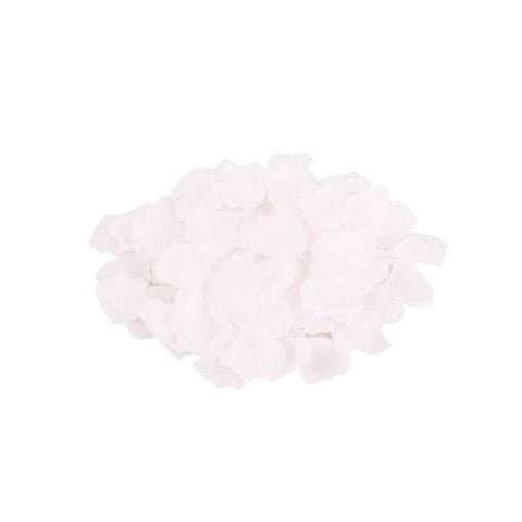 Non-real Flower Petals Silk Rose Artificial Petals for Wedding Party Decorations - 1000Pcs/White