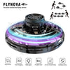 Flynova UFO Fingertip Flying Spinner Flight Gyro Decompression Toy for Adult and Kids - Black