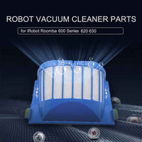 Robot Vacuum Cleaner Parts Blue Aero Vac Filter Replacement for iRobot Roomba 675 / 670 / 665 / 690 / 692 / 694 / 671 / 677 / 650