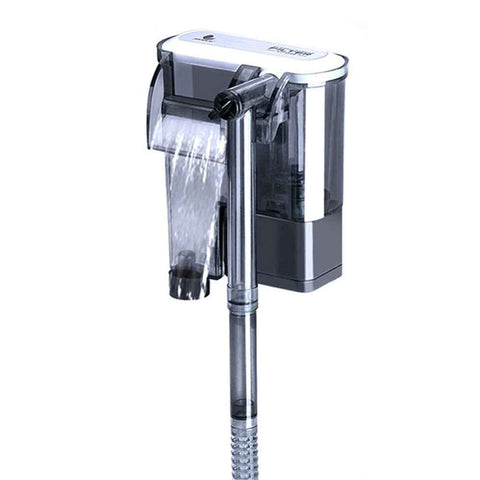 Fish Tank Filter Aquarium External Filter Waterfall Suspension Oxygen Pump Submersible Hanging Fliter - Type1 (160L/H)