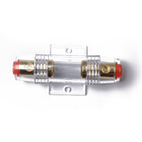 A0299-Car-100-Amp-Audio-AGU-Fuse-Holder-Fuseholder-4-6-8-Gauge-Inline-Gold-Plated