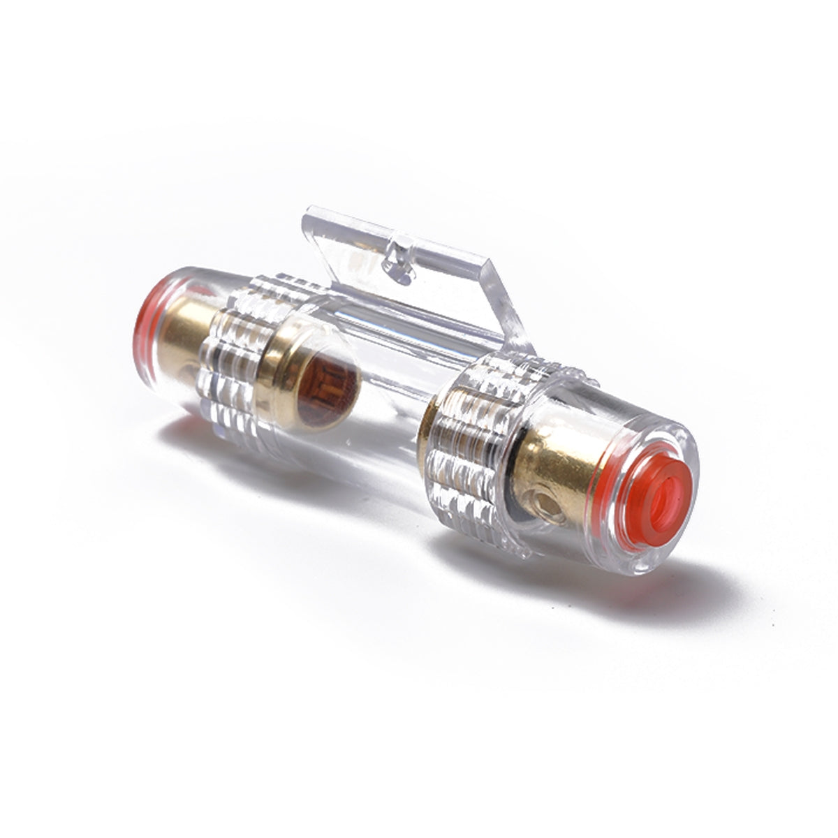 A0299-Car-100-Amp-Audio-AGU-Fuse-Holder-Fuseholder-4-6-8-Gauge-Inline-Gold-Plated