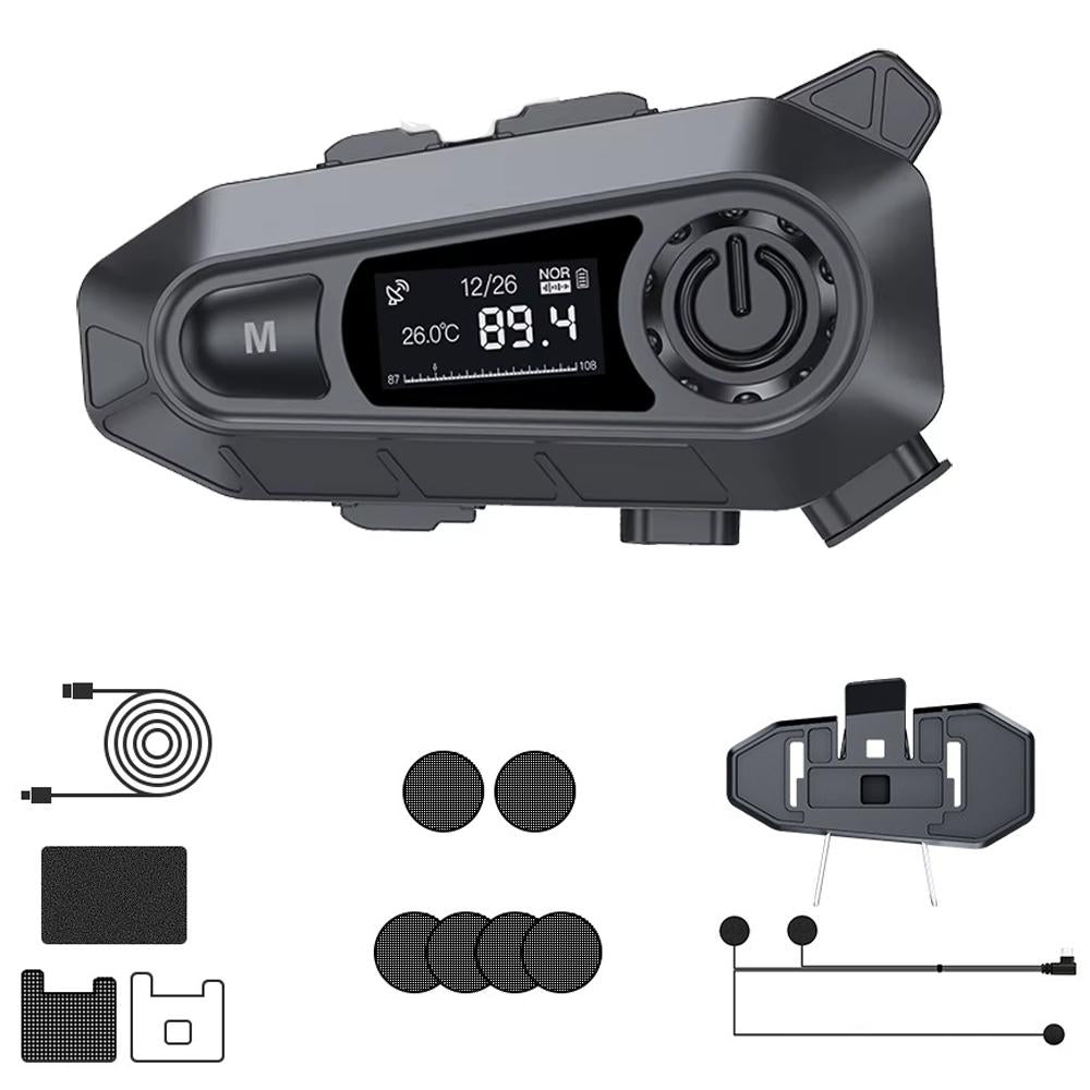 A1-IP67-Waterproof-Motorcycle-Helmet-Noise-Reduction-Bluetooth-Headset,-Spec:-Soft-Mic