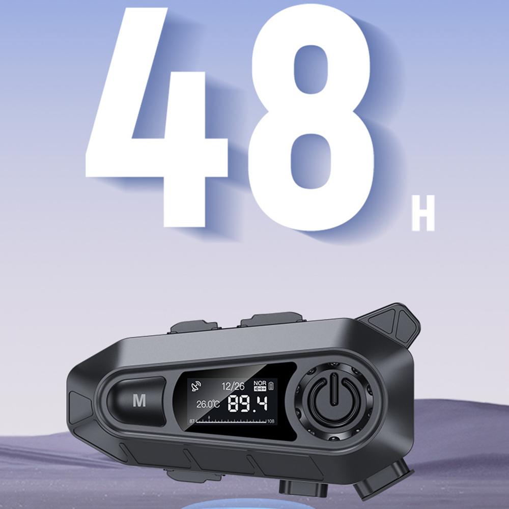 A1-IP67-Waterproof-Motorcycle-Helmet-Noise-Reduction-Bluetooth-Headset,-Spec:-Soft-Mic