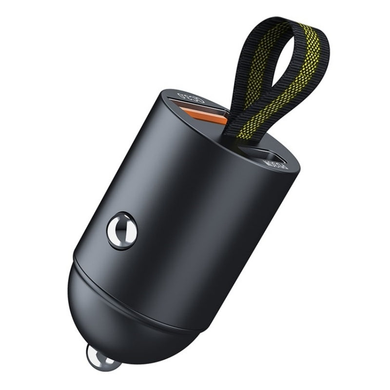 A1-QC-3.0+PD-30W-Dual-Car-Charger-Hidden-Car-Cigarette-Lighter-Phone-Fast-Charging-Adapter