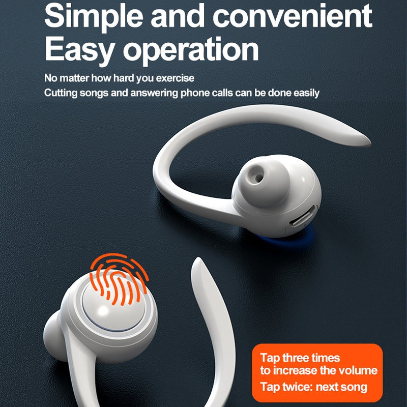 A1S-Bluetooth-Earphone-Hanging-Ear-Incorporation-True-Sound-Sports-Single-Ear-Headset(Black)