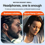 A1S-Bluetooth-Earphone-Hanging-Ear-Incorporation-True-Sound-Sports-Single-Ear-Headset(Black)