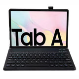 A500-For-Samsung-Galaxy-Tab-A7-T500/T505-10.4-inch-2020-Detachable-Bluetooth-Keyboard-Ultrathin-Horizontal-Flip-Leather-Tablet-Case-with-Holder-&-Elastic-Band(Black)