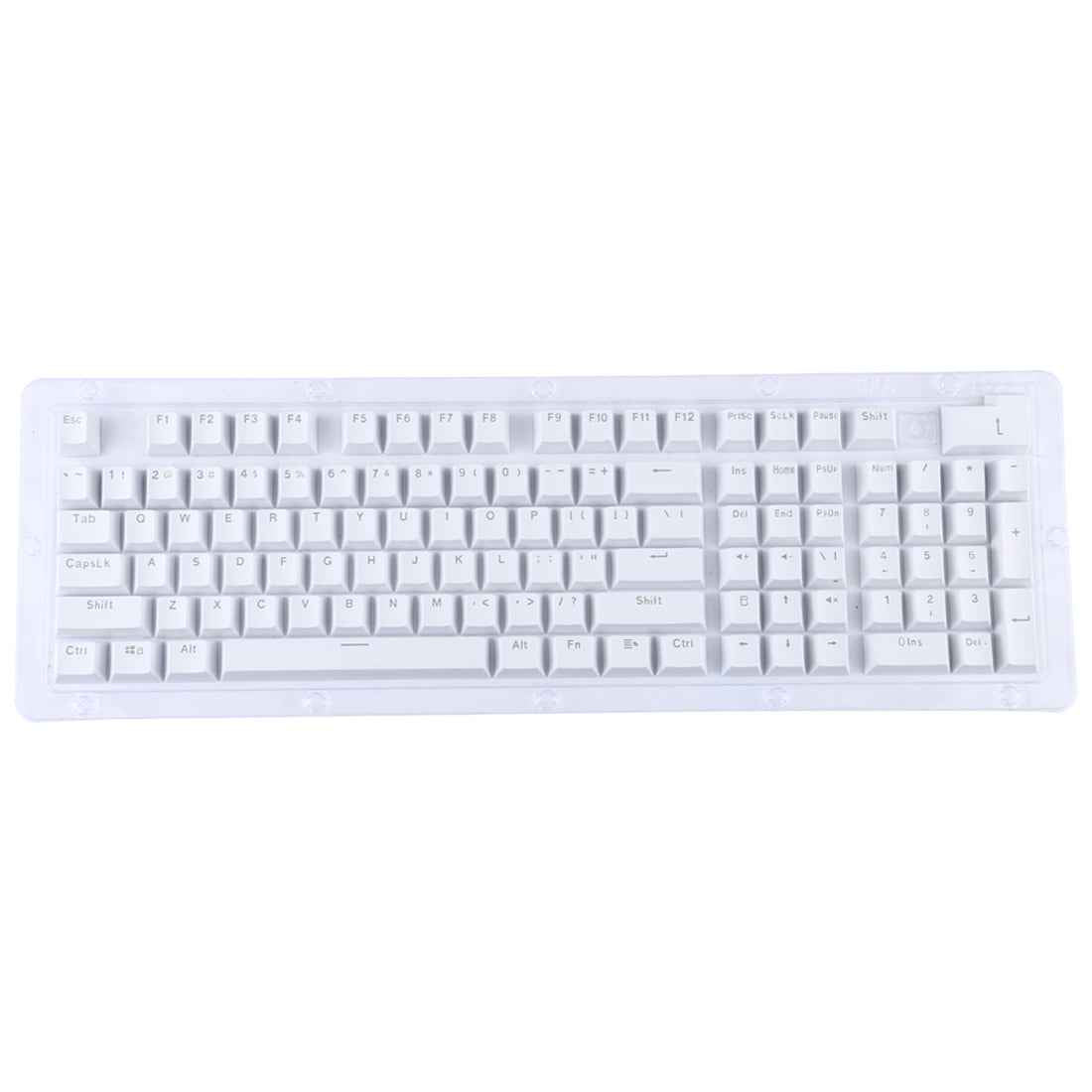 ABS-Translucent-Keycaps,-OEM-Highly-Mechanical-Keyboard,-Universal-Game-Keyboard-(White)