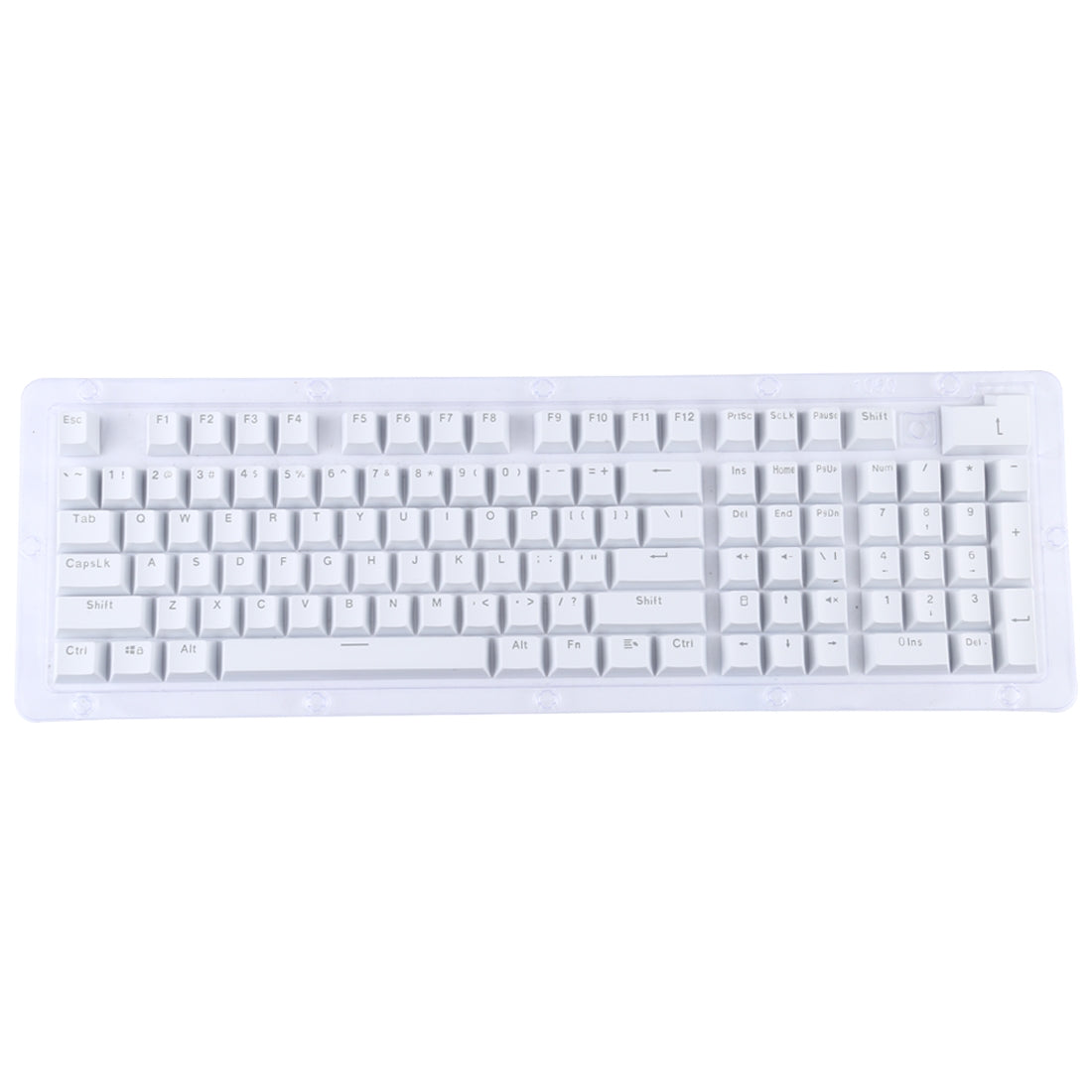ABS-Translucent-Keycaps,-OEM-Highly-Mechanical-Keyboard,-Universal-Game-Keyboard-(White)