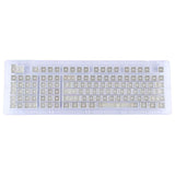 ABS-Translucent-Keycaps,-OEM-Highly-Mechanical-Keyboard,-Universal-Game-Keyboard-(White)