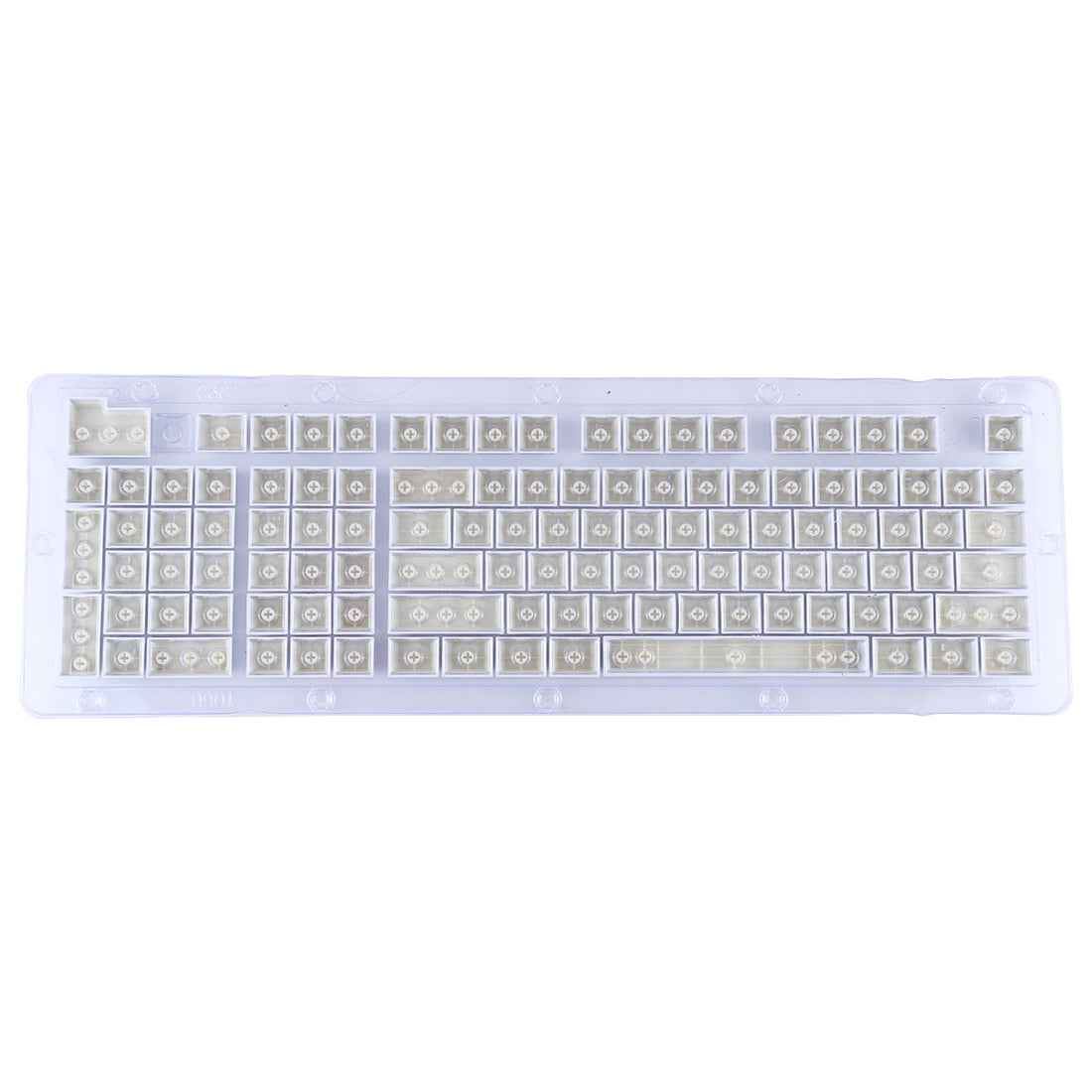 ABS-Translucent-Keycaps,-OEM-Highly-Mechanical-Keyboard,-Universal-Game-Keyboard-(White)