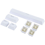 ABS-Translucent-Keycaps,-OEM-Highly-Mechanical-Keyboard,-Universal-Game-Keyboard-(White)
