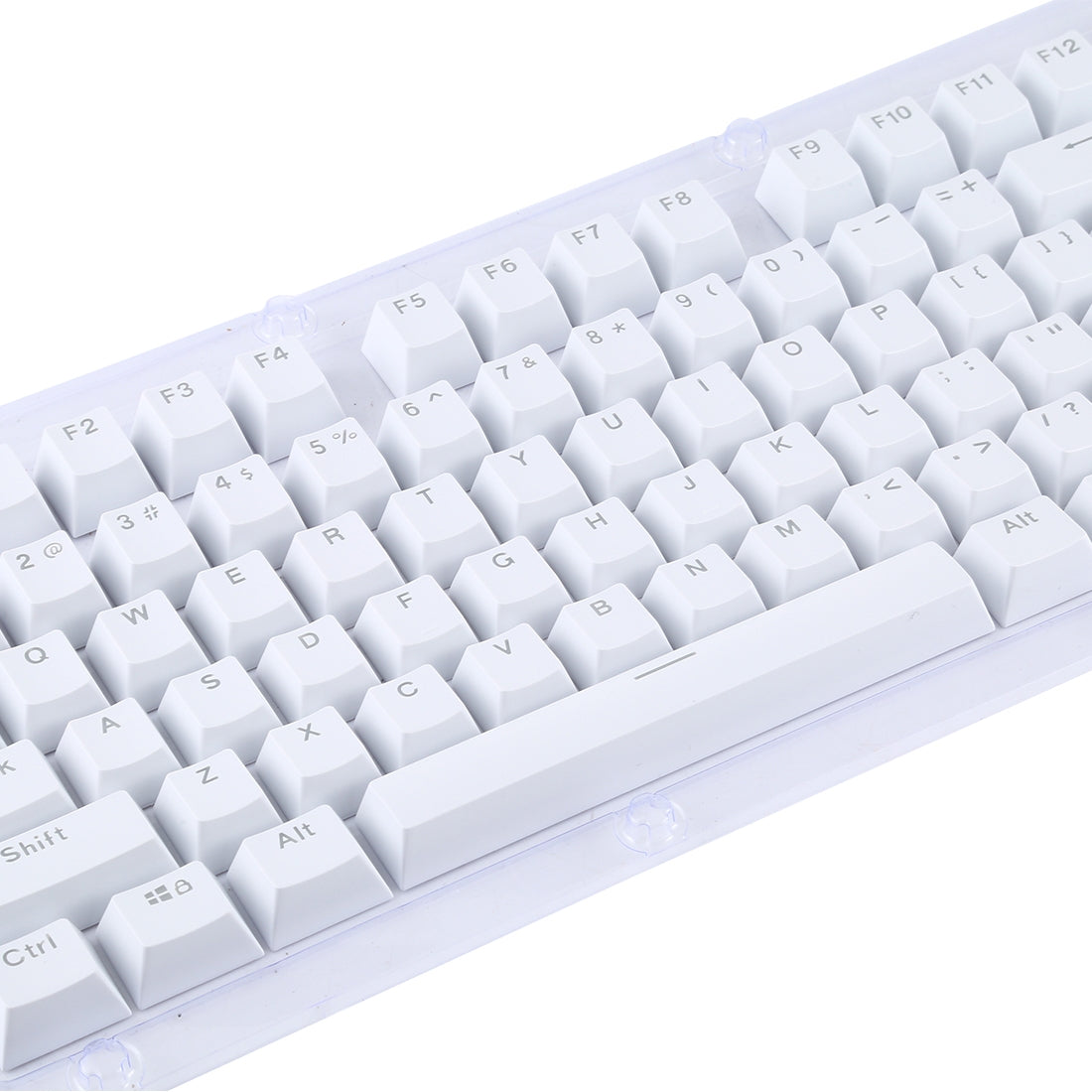 ABS-Translucent-Keycaps,-OEM-Highly-Mechanical-Keyboard,-Universal-Game-Keyboard-(White)