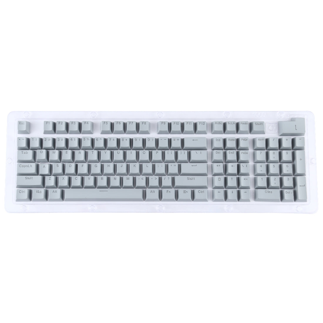 ABS-Translucent-Keycaps,-OEM-Highly-Mechanical-Keyboard,-Universal-Game-Keyboard-(Grey)