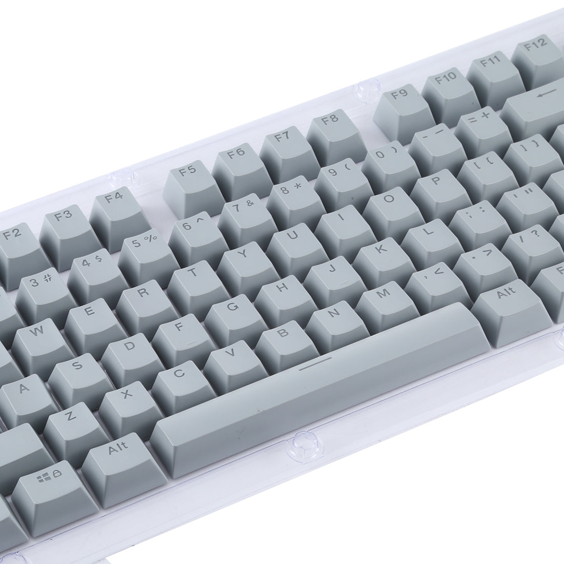 ABS-Translucent-Keycaps,-OEM-Highly-Mechanical-Keyboard,-Universal-Game-Keyboard-(Grey)