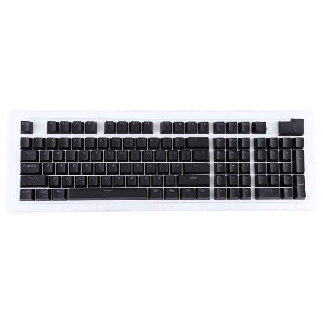 ABS-Translucent-Keycaps,-OEM-Highly-Mechanical-Keyboard,-Universal-Game-Keyboard-(Black)