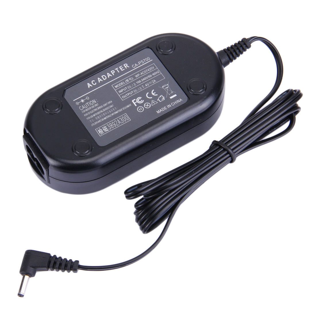 ACK-E5-7.4V-2A-Camera-AC-Power-Adapter-Set-for-Canon-EOS-500D/450D/1000D(Black)