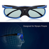 Active-Shutter-Rechargeable-3D-Glasses-Support-96HZ/120HZ/144HZ-For-XGIMI-Z4X-Z5-H1-JmGo-G1-G3-X1-BenQ-Acer-&-DLP-LINK-Projector