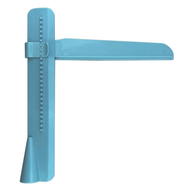 Adjustable-DIY-Cake-Scraper-Smoother-Fondant-Spatulas-Cake-Edge-Smoother-Cream(Blue)