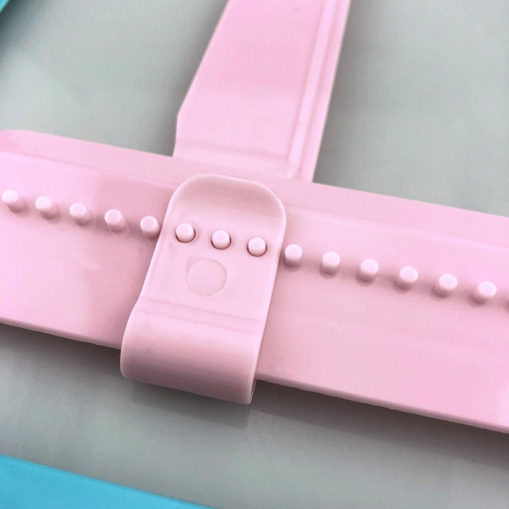Adjustable-DIY-Cake-Scraper-Smoother-Fondant-Spatulas-Cake-Edge-Smoother-Cream(Blue)