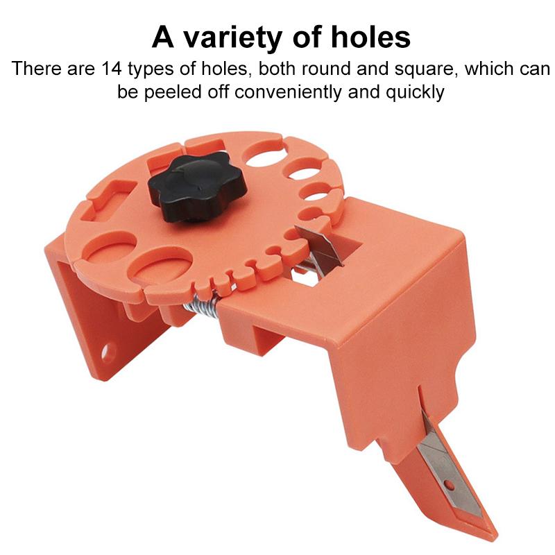 Adjustable-Handheld-Quick-Rubber-Wire-Stripper(Red)