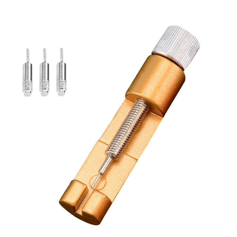 Adjustable-Watch-Strip-Removal-Metal-Strap-Bracelet-Link-Pin-Repair-Tool(Golden)